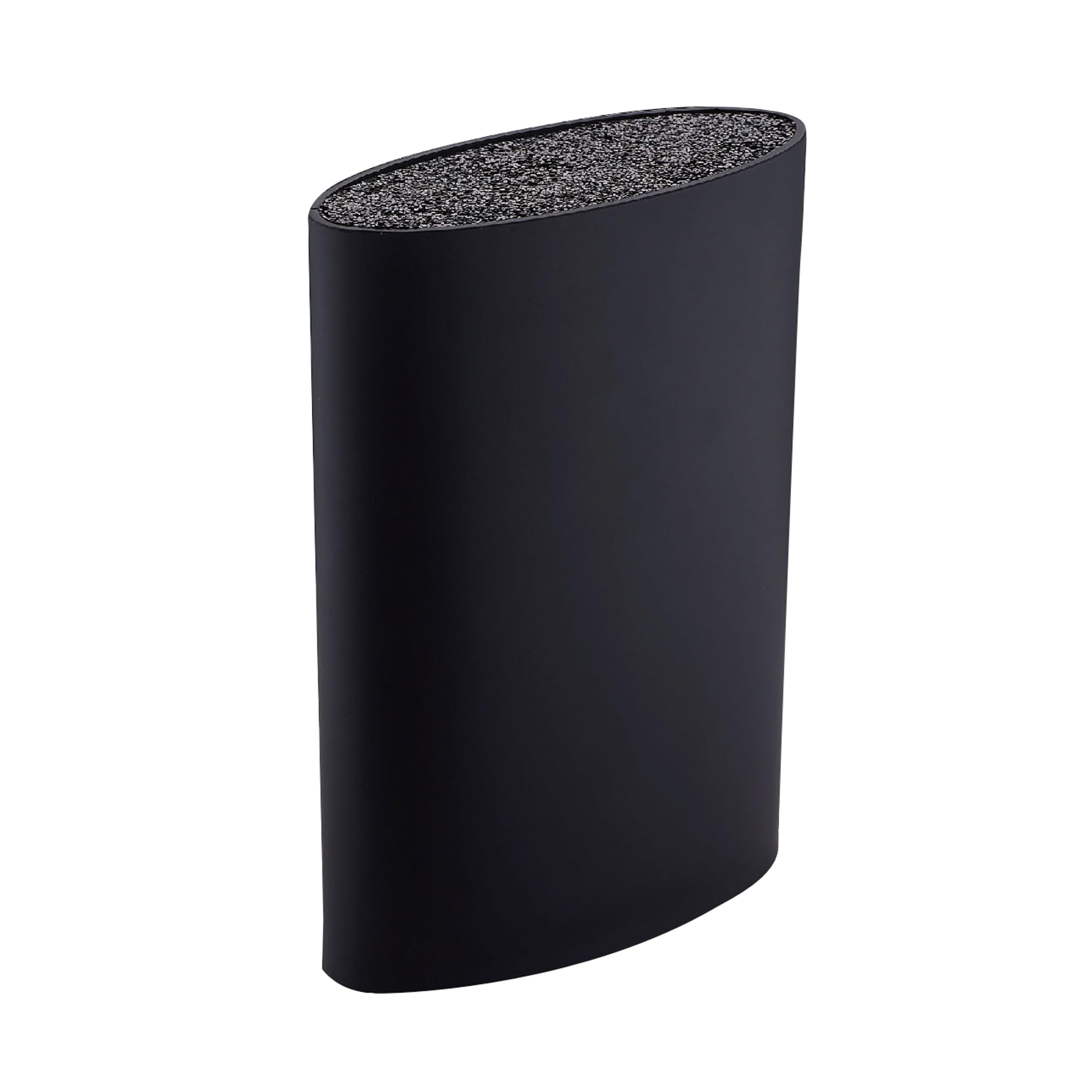 San Ignacio Black & White - Tacoma/Universal Knife Block - Size of 15.6X6.6X22CM Made of Good Resistance PET - Elegant Black Color - Good Durability and Quality