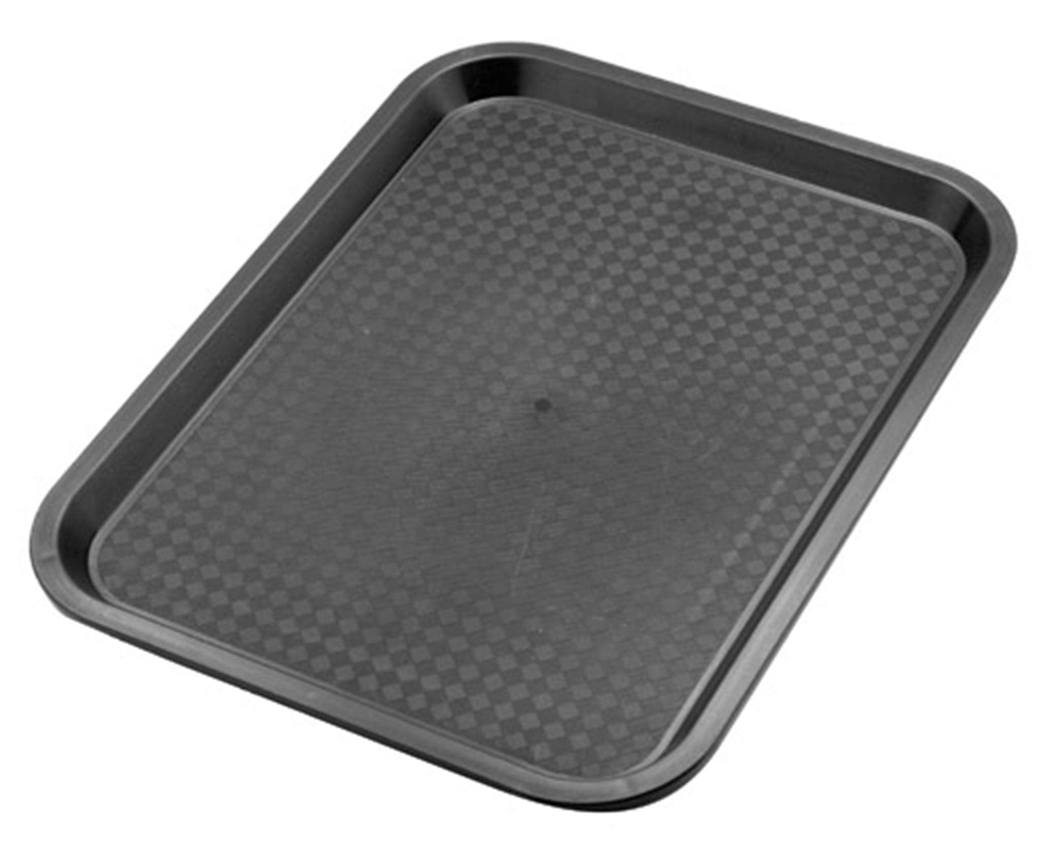 Sunnex Polypropylene Fast Food Tray 81340K, 45.5 x 35.5 cm, Black
