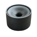 Practical ashtray Black Ceramic Ashtray Simple Funnel Lid, Suitable for Home Living Room Office and Tea Table
