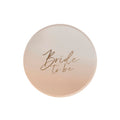 Club Green 8 Bride to Be Plates, Hen Party Paper Plates, Gold Ombre Hen Night Plates, Bachelorette Tableware, Hen Night Partyware