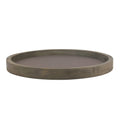Stonebriar RUStic Natural Wood And Metal Candle Holder Tray, Home Decor Accessories For The Coffee Table And Dining Table, Brown, Large