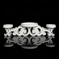 Unity Candle Holder-Unity Candle Stand-Unity Candle Holder Set-Pillar Candle Holder-Wedding Gift -Ceremony Decoration-Wedding Centerpiece (Pattern)