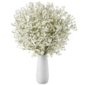 Artificial Gypsophila Flower Bouquet, Decorative Artificial Flowers for Home, Wedding, Party, Decor, Bouquet, Pack of 10
