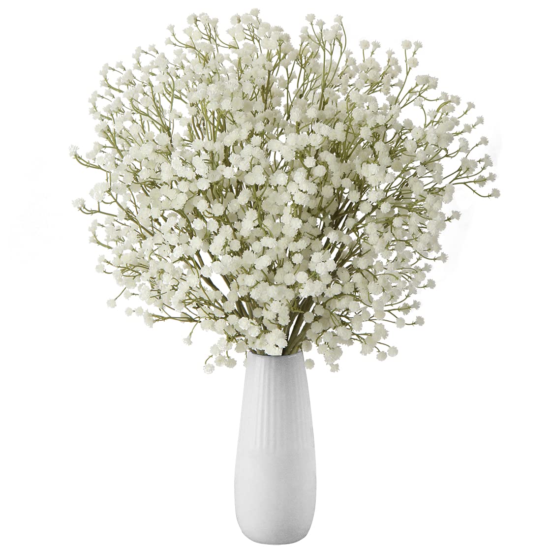 Artificial Gypsophila Flower Bouquet, Decorative Artificial Flowers for Home, Wedding, Party, Decor, Bouquet, Pack of 10