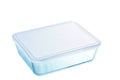 Pyrex Cook & Freeze Clear glass Rectangular Bowl/Dish/Container With Plastic Lid 1.5 Liter (2427046) Food Storage Container,glass baking dish with lid