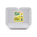 FUN BY AL BAYADER ?? Everyday Rectangle Plastic Tray for Sweet and Dishes, Small, Pack of 60