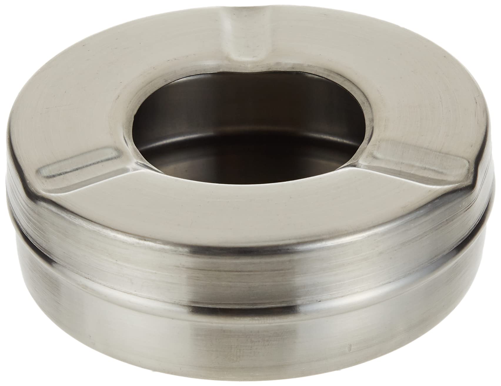 Raj Stainless Steel Ashtray With Lid, 9.5 cm, VAT001, Cigar ashtray , Smoking accessory , Portable ashtray , Ash container , Bar Accessories