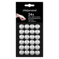 Kandelo 24 DOTS Candle Wax Adhesive Dots - 1/2 Inch Diameter - Sticky Candles - Taper & Pillar Candle Holders - Adhesive Candle Grips - Candle Accessories