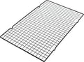MORLIFE Steel Wire Baking Oven Roasting Cooking Grilling Cooling Rack Black 40.5 cm x 25 cm