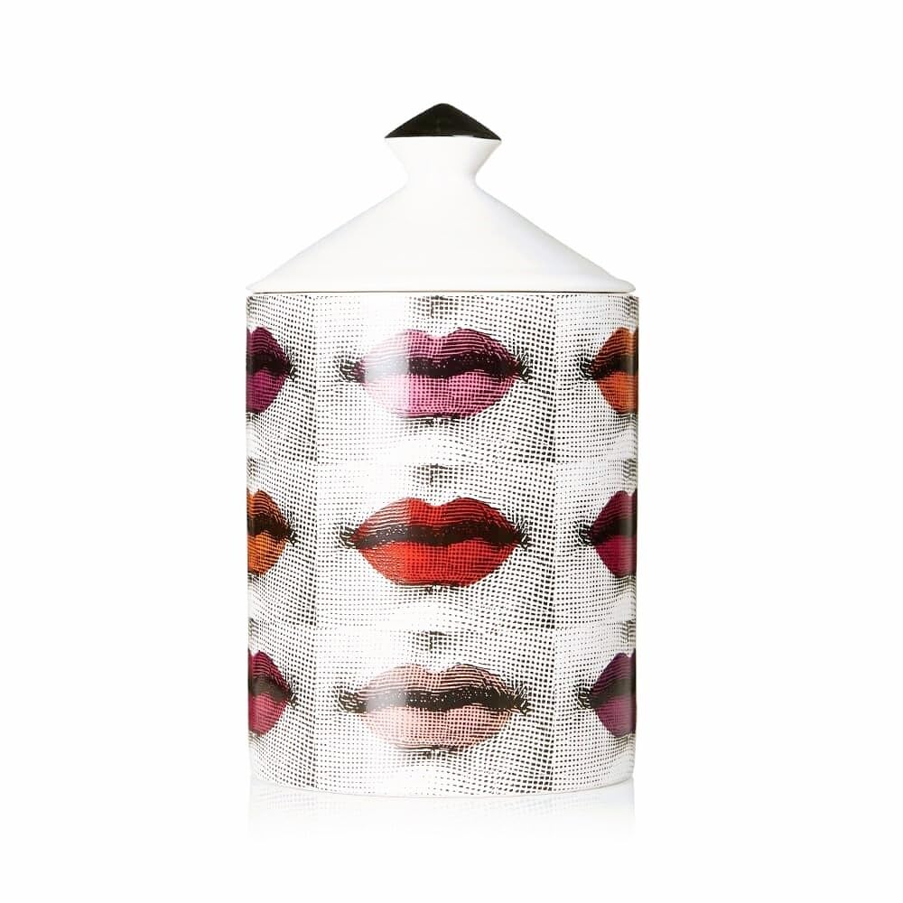 AlphaDesignLuxe Home Decor Candle Holder Ceramic Candle Jar Aromatherapy Candles Decor Luxurious Design Large 12 oz (Six Color Lips)