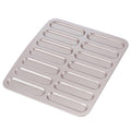 Eclair Cake Pan, 14-Cavity Non-Stick Finger Biscuit Mold, Mini Eclair Cookie Bakeware for Oven Baking, Rectangular Strip Pan for Baking, Light Gold