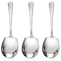 1 Pcs Large Stainless Steel Serving Spoons, Long Handle Soup Spoons, Large Serving Tablespoons Kitchen Tool (21.8cm/8.6inch)