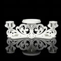 Unity Candle Holder-Unity Candle Stand-Unity Candle-Pillar Candle Holder-Wedding Gift -Ceremony Decoration-Wedding Centerpiece (Big)
