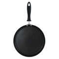 Prestige Omni Tawa Curved Edge Pan, 27 cm, Black