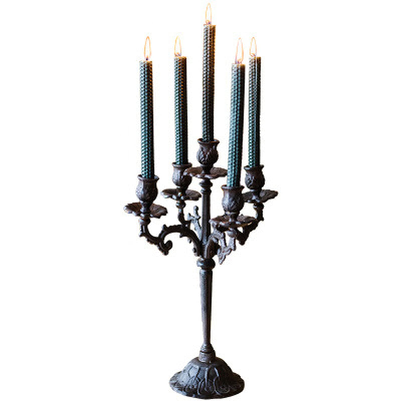 Iron Candle Holders, Table Decorations, Romantic Candlelight Dinner Props, Retro Garden Candle Holders, Home Retro Table Decoration Lights, Creative Candle Holders,L