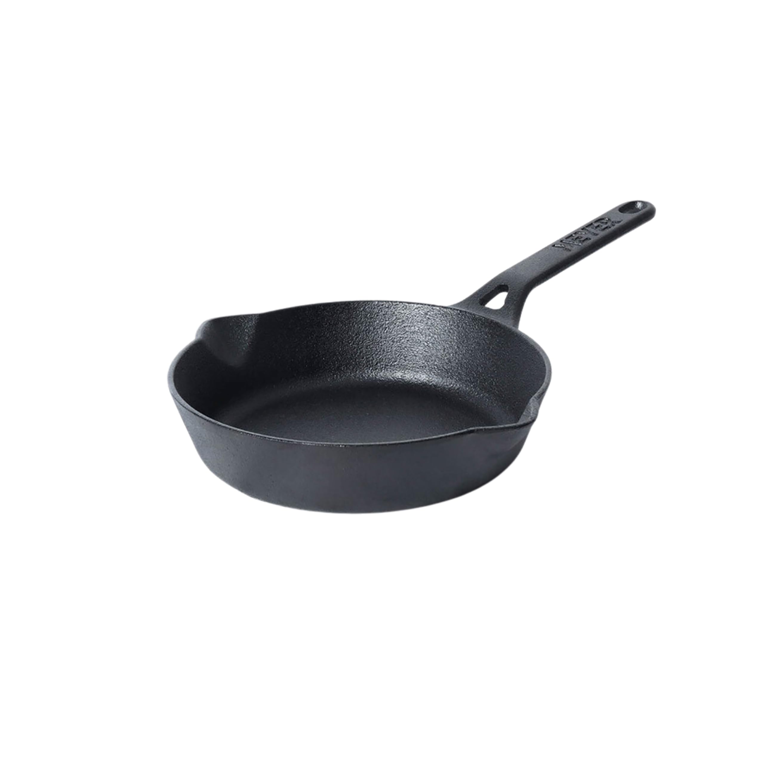 Meyer Pre-Seasoned Cast Iron Frypan | Skillet | Induction Frying Pan | Omelette Pan | Utensils for Cooking | Cookware for Kitchen, 20cm, Black