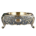 Practical ashtray Ashtray Metal Unique Pattern for Office Home Hotel Living Room Desktop