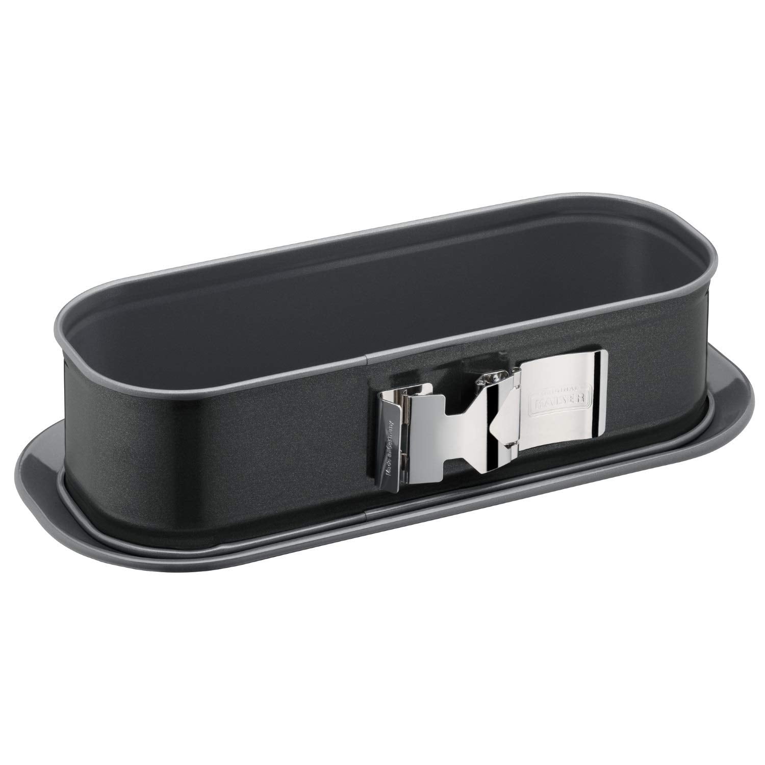 ORIGINAL KAISER Kaiser La Forme Plus Springform Cake Tin 30 x 11 cm Made in Germany Non-Stick Coating KAIRAMIC Cut Resistant Leak-Proof Alloy Steel Transparent King Cake Mould