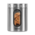 MILTON Steel Crispy 1000 Storage Jar, 1000 ml, Silver | Light Weight | Odour Proof | Dishwasher Safe | Air Tight | Single Walled | Easy to Clean | Kitchen Container