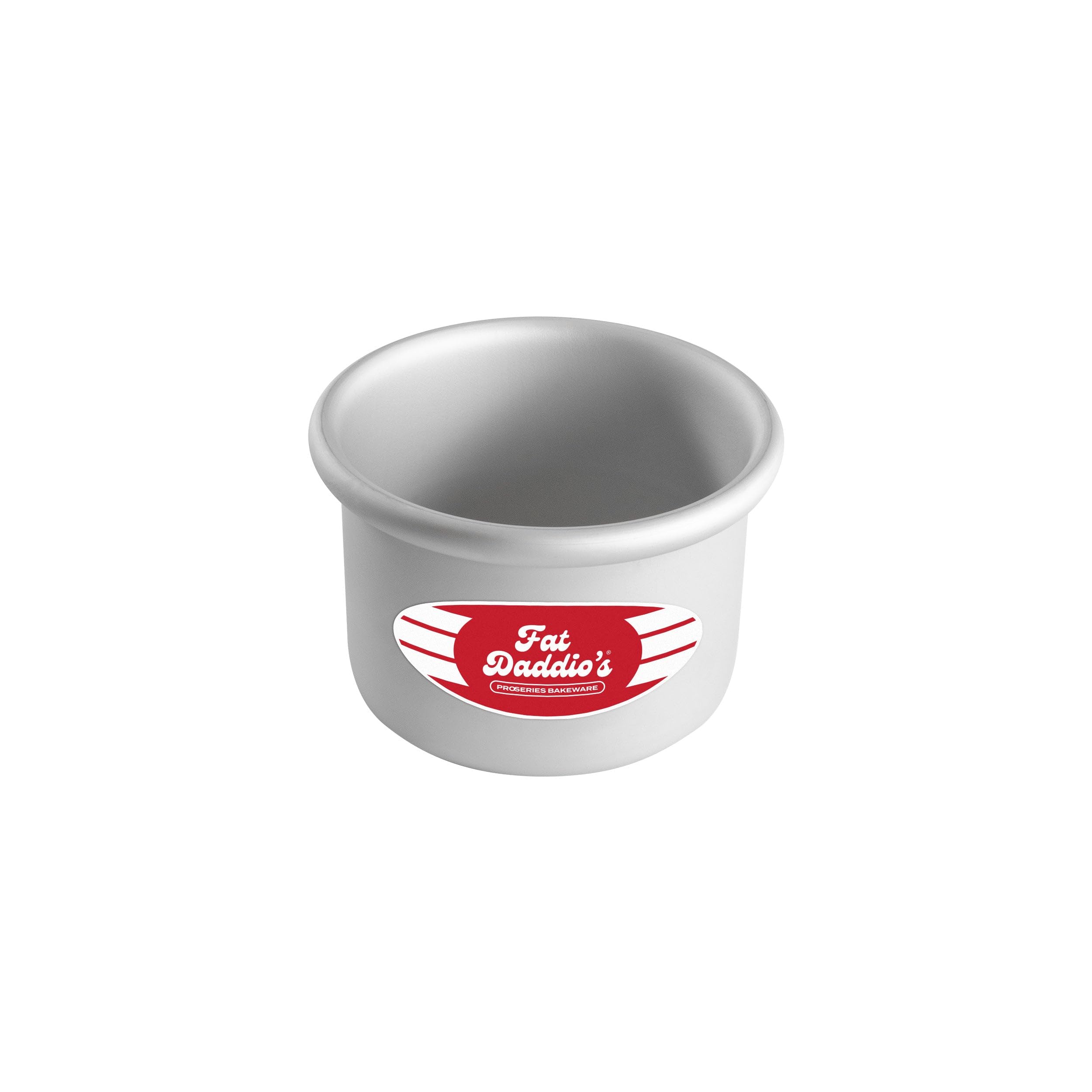 Fat Daddio's PRD-43 Round Cake Pan, Aluminum, Silver