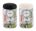 Renga Glass Jar With Plastic Lid 660ml (Transparent)