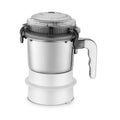 Sujata Chutney Steel Jar, 400 ml, (White), Stainless Steel (White_1)