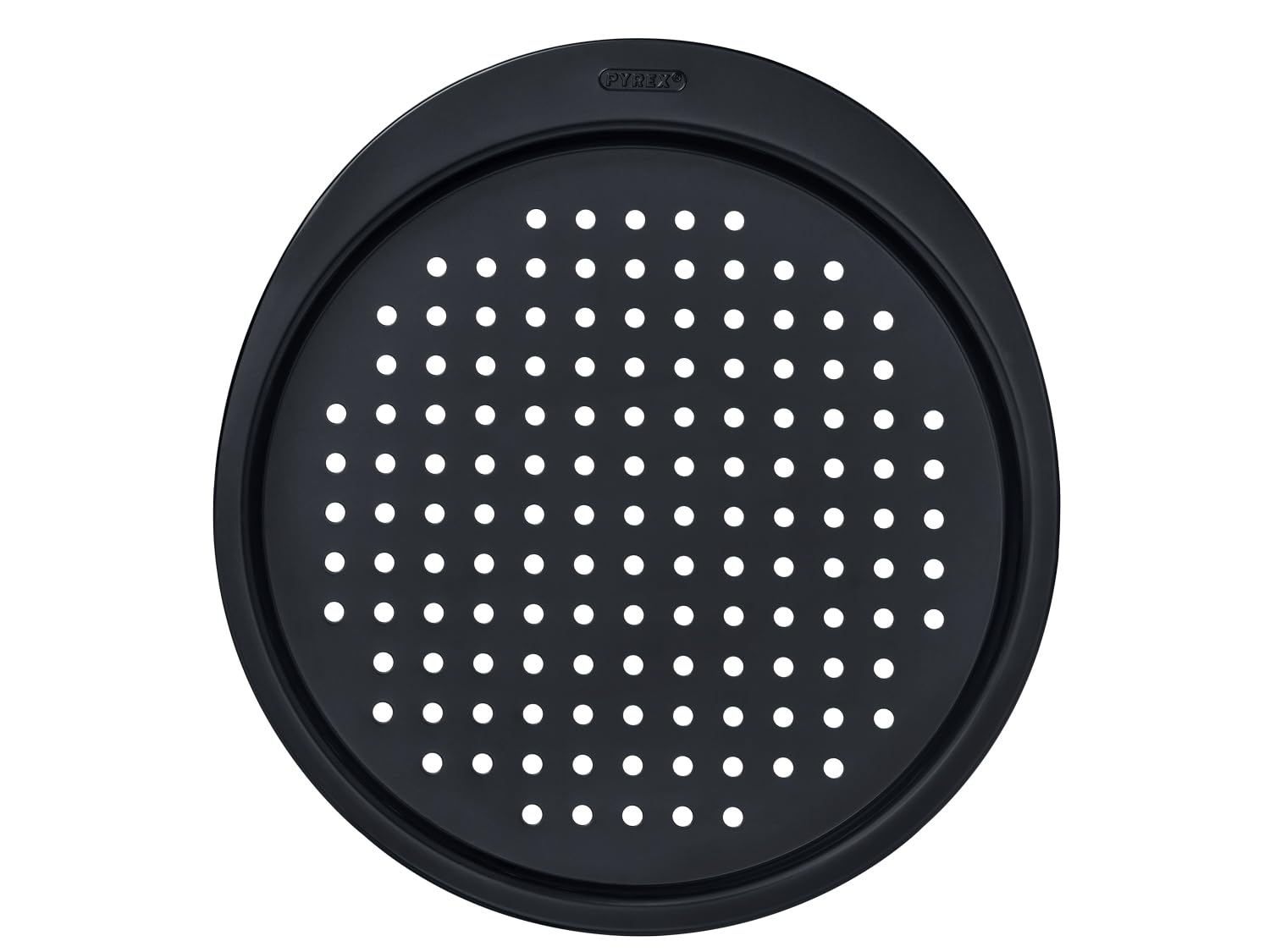 Pyrex - 31cm Glide metal round pizza tray - PFAS free non-stick coating - Even cooking - Durable - Practical XL handle - Dishwasher safe