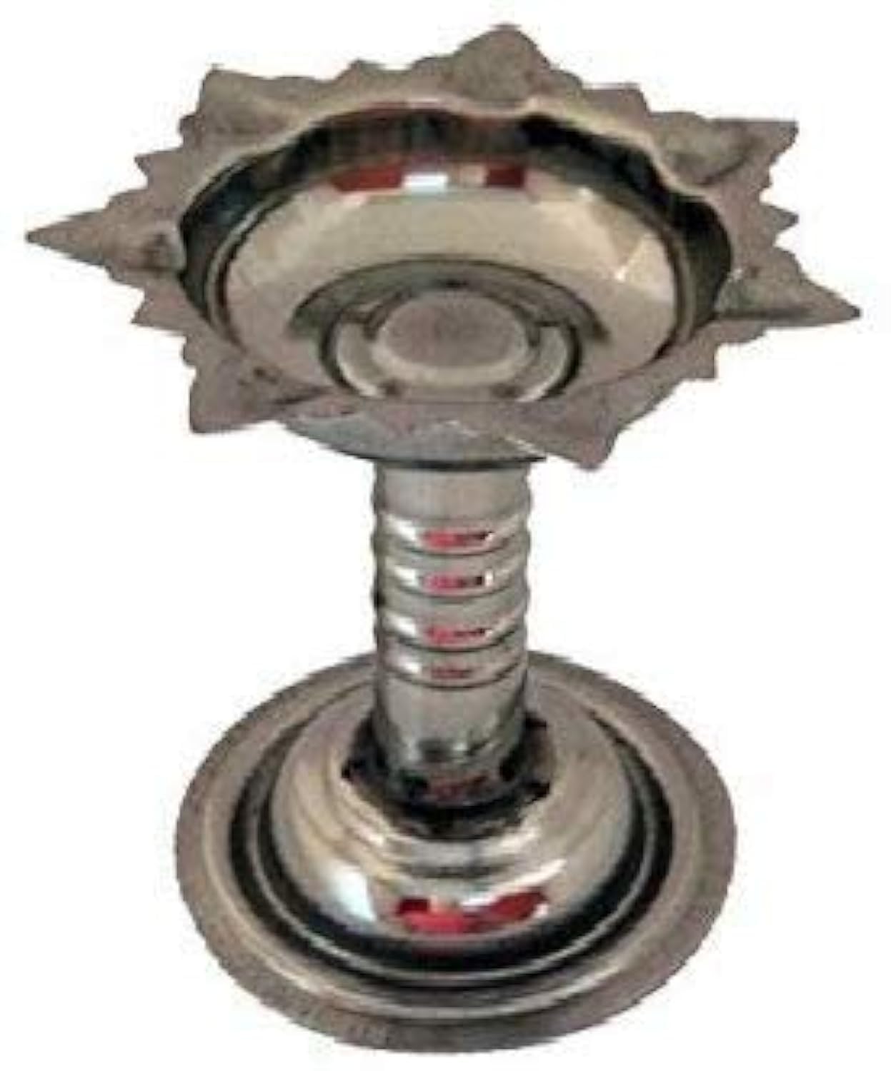 Stainless Steel Puja Aarti Diya (Silver)