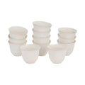 Royalford 12pcs Bone China Cawa Cup Set- RF12826 80ml, Chip-Resistant