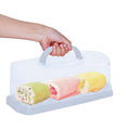 Feelings Bread Storage Box Plastic 36cm (White)