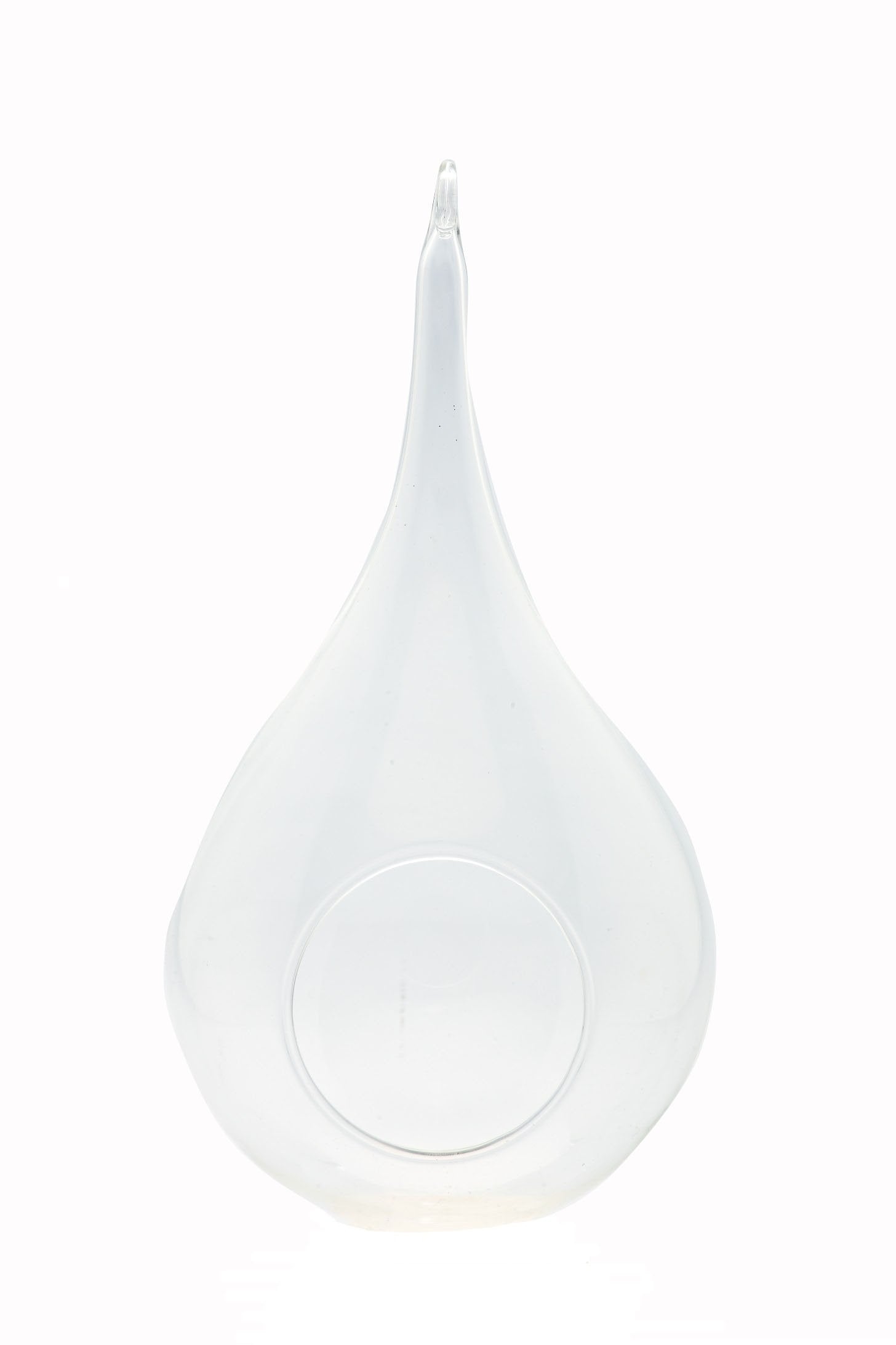 Clear Candleholder, 5" by 9"