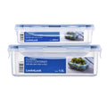 LocknLock HPL817SA2-1 Food Container | Rectangle | 2pc- Set | 800ml + 1000ml | Clear