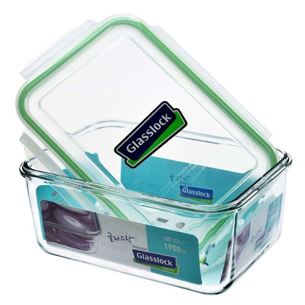 Glasslock Rectangular 1900ml (MCRB-190)