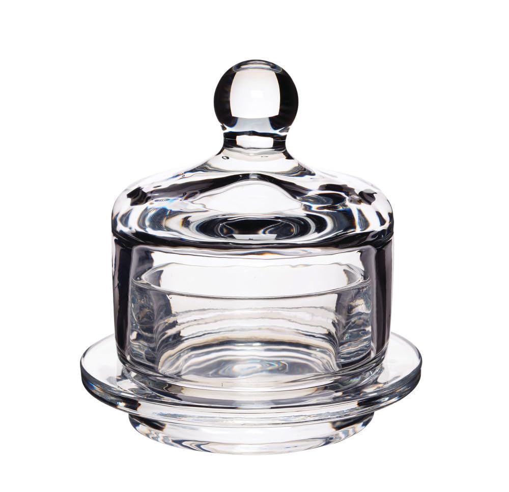 Artesa Glass Mini Butter Cloche, 5x9cm, Gift Boxed