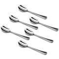 Wesdxc Demitasse Espresso Spoons Set of 6, Mini Coffee Spoon, 18/10 Stainless Steel Small Spoons for Dessert, Tea, Appetizer, 4.7