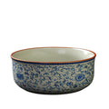 Practical ashtray Large-capacity Ceramic Ashtray for Office Desktops Home Use and Living Room Blue and White Porcelain