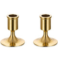 Sziqiqi Gold Candlestick Candle Holders - Decorative Candle Holders for Candlesticks Taper Candles Set of 2 for Dinning Table Fireplace Mantel Home Coffee Decorations
