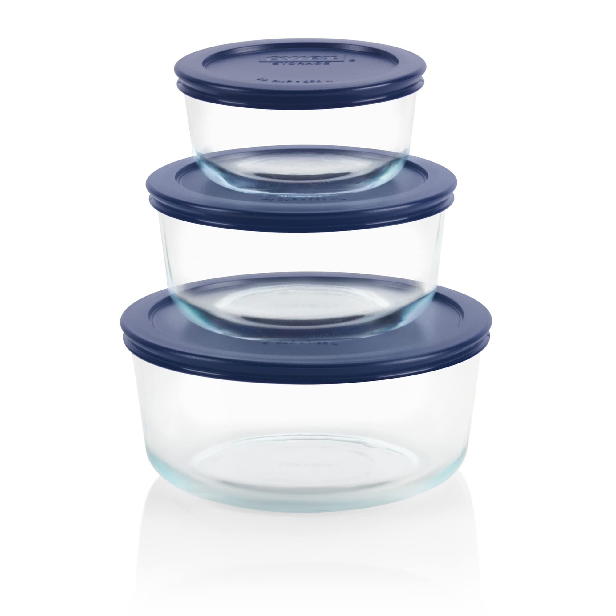 Pyrex Simply Store 1-cup Glass Food Storage 6-Piece 6010170