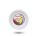 Sunny Disposable Paper Plates 7 Inch White – 100 Pack | Heavy Duty Round Party Plates for Birthday, Picnic, BBQ & Catering | Disposable Dessert & Snack Plates for Events & Everyday Use