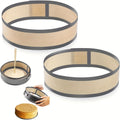 Non-Stick Round Cake Pan - Flat Bottom Easy Release Baking Pan for Cakes & Breads