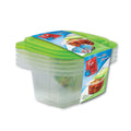 FUN BY AL BAYADER ?? Indispensable Disposable Multipurpose Plastic Food Container Set With Lid/Meal Prep - Pack Of 4-16Oz