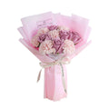 immortal CarnationFlower? Soap Bouquet ?party Wedding Decor?Express Your Love To The Person In Your Heart With This Scented Flowers. (purple)