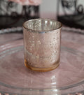 Club Green Xmas Glass Tea Light Candle Holder Rose Gold/Champagne/Silver 3 Sizes Wedding Decor Event (Champagne 70 x 90mm)