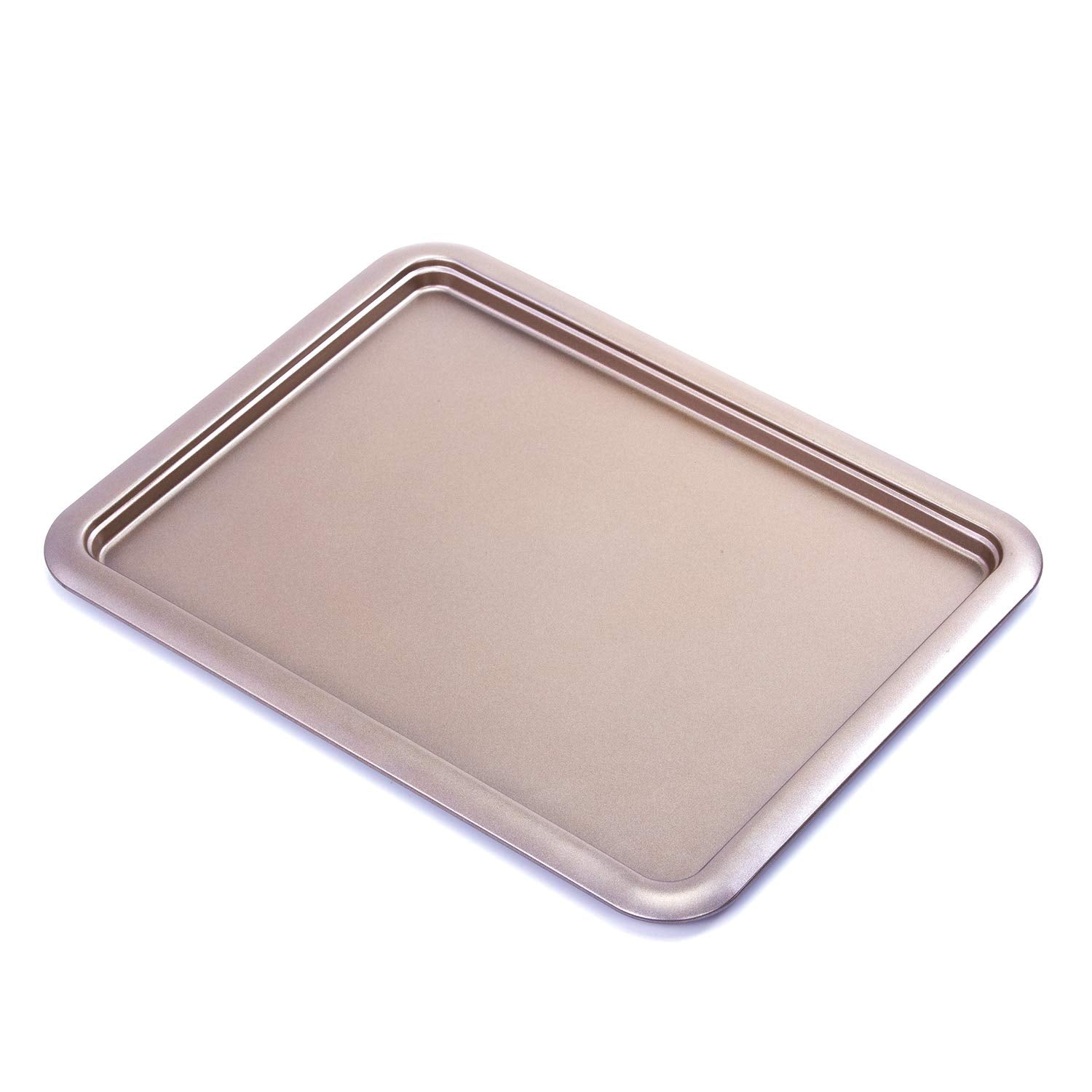 Royalford Small Non-Stick Baking Tray, 41.5X32X1.6Cm, 0.5Mm, Cookie Baking Tray, Non-Stick Baking Pan