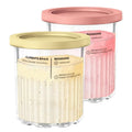 Premium 24 oz. Pint Containers for Ninja Creami Deluxe - 2 Pack | NC500, NC501 Series Compatible | BPA-Free, Dishwasher Safe