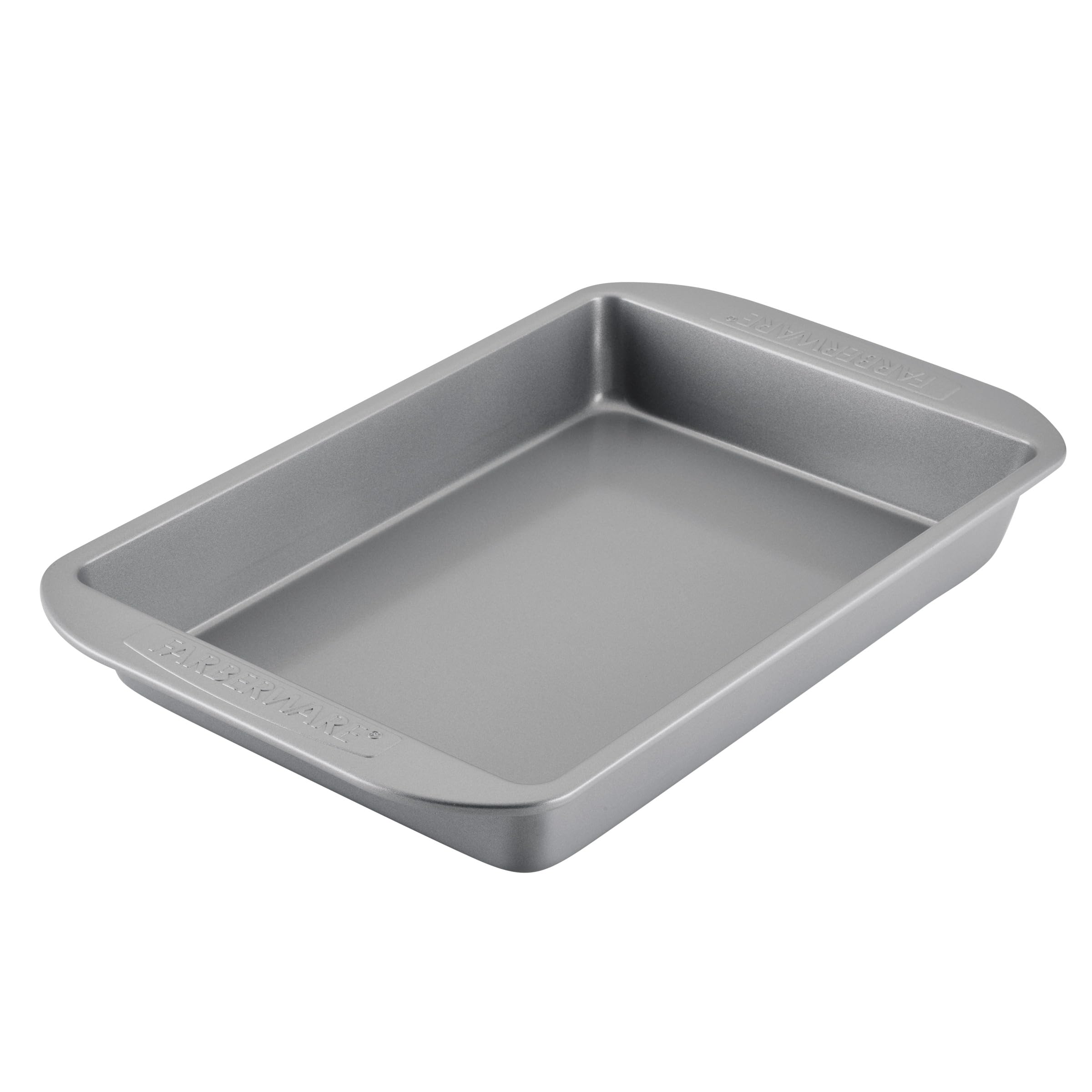 Farberware Nonstick Bakeware Baking Pan/Nonstick Cake Pan, Rectangle - 9 Inch x 13 Inch, Gray