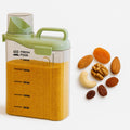 MOMENT 2500ml Food Storage Container, Airtight Food Container for Kitchen Accessories Rice/Flour/Cereal/Container/Oil/Washing Powder Container