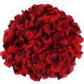 2000 Pieces Artificial Rose Petals,Flower Petals Romantic Decorations Special Night Set for Wedding Event Party Valentine Dinner or Table Decor Artificial Rose Petals Christmas Rose Gifts-Red