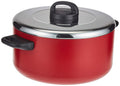 Prestige Classique Non-Stick Casserole 30 cm | 3X Ultra Tough Cooking Pot with Stainless Steel Lid | Red - PR15917