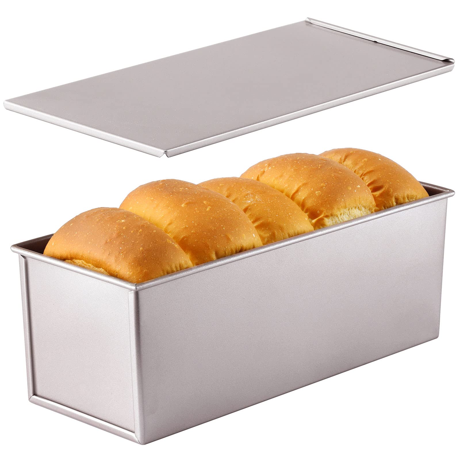 CHEFMADE CM6007 Non-Stick Loaf Pan with Cover, 1000g